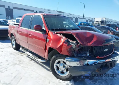 2002 Ford F-150 Lariat/Xlt z USA, uszkodzony, nr VIN 1FTRW07602KC45761